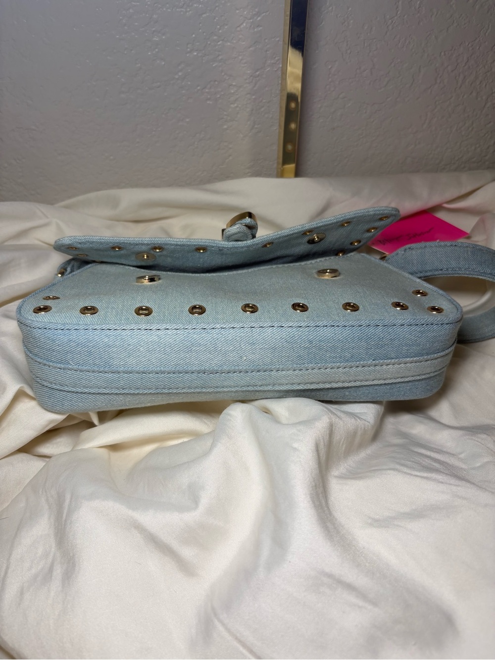 🩵 Betsey Johnson Denim Shoulder Bag NWT - Picture 5 of 8